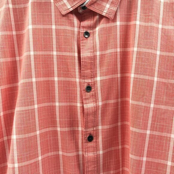 Calvin Klein Body Fit Red Plaid Shirt Large‎ - Picture 5 of 6